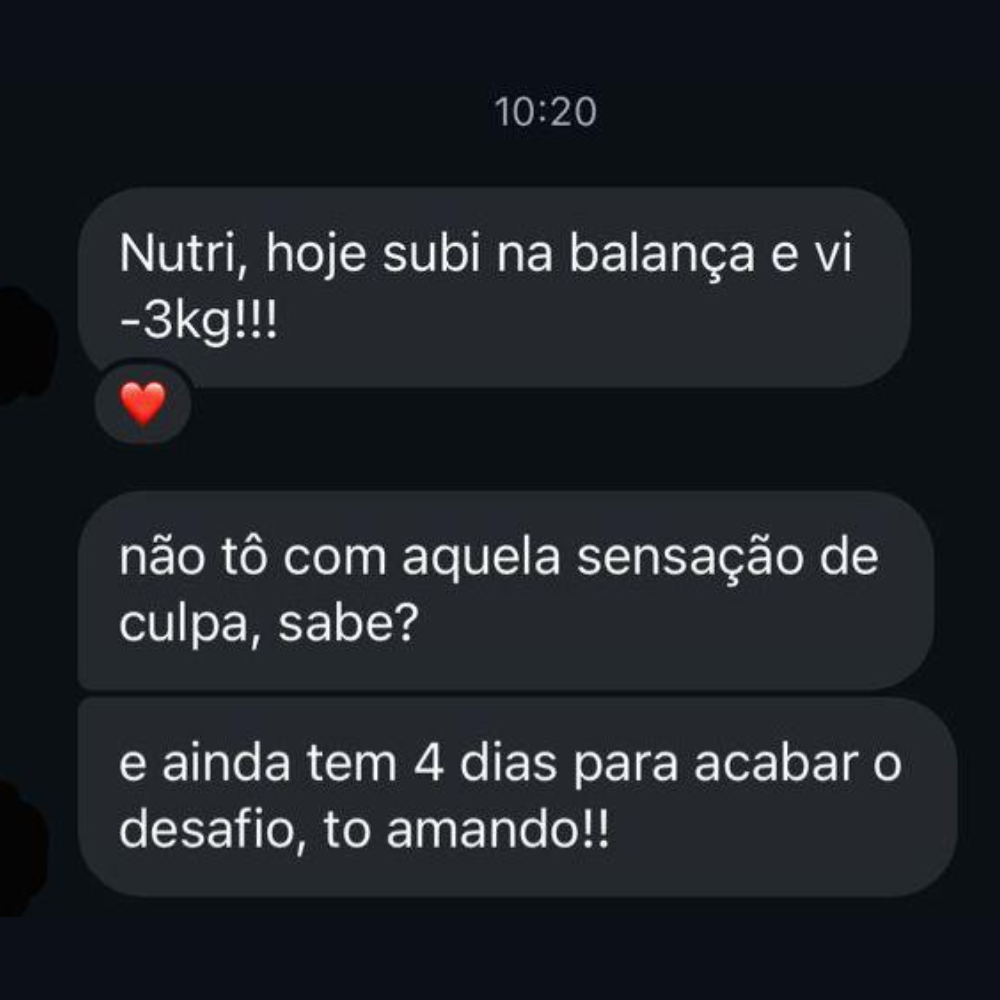 Vanderlea perdeu 3kg Desafio 21 Dias Kamila Kuhn.